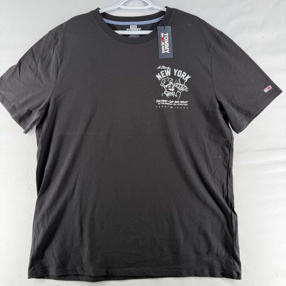 1102 XL Tommy Jeans "A Slice of New York" Graphic Pizza T-Shirt